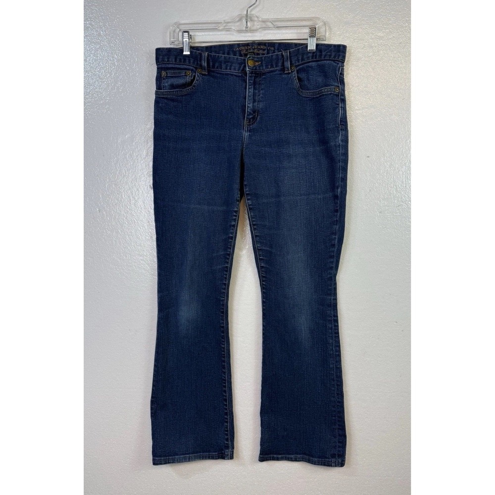 Lauren Ralph Lauren Jeans Womens 10 Blue Denim Classic‎ Boot Cut Mid Rise